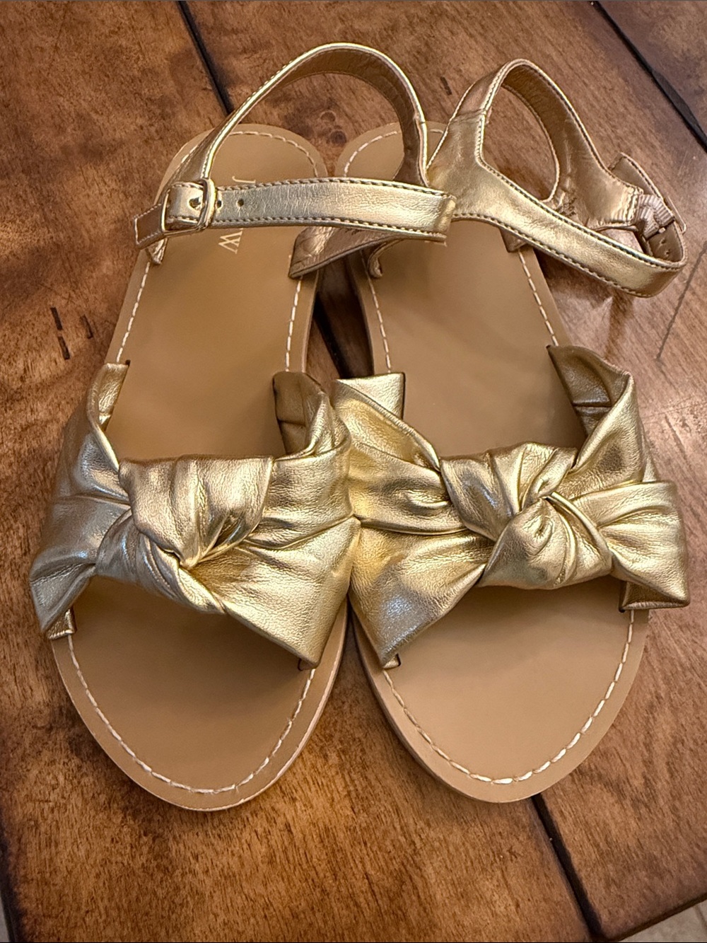 Kids - Jcrew gold sandals